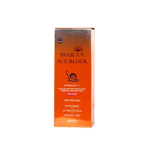 Jigott Snail UV Sun Block Cream SPF 50+ PA+++ 70ml