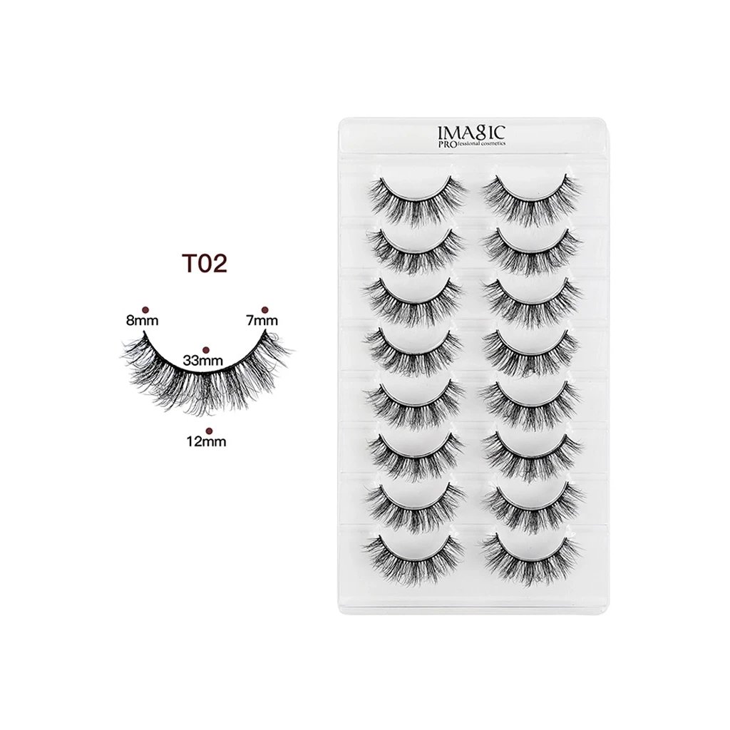Imagic 8-Pair 3d False Eyelashes-Tl-453