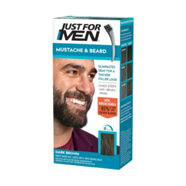 Just for men Mustache & Beard - Dark Brown