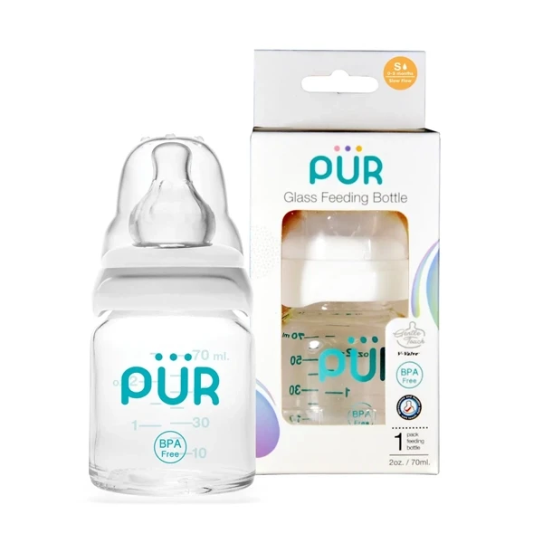 Pur Glass Feeding Bottle-60ml