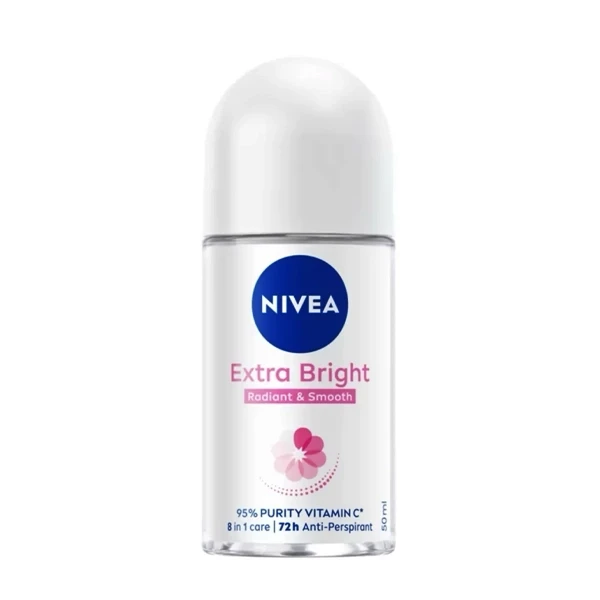 Nivea Extra Bright Radiant & Smooth Roll On-50ml