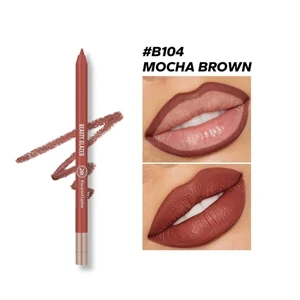 Beauty Glazed Waterproof Long Lasting Lip Liner-Mocha Brown
