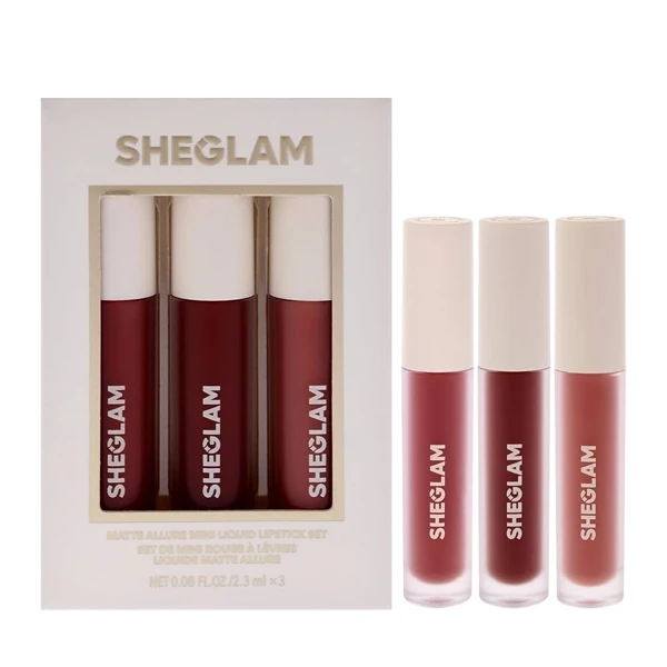 Sheglam Matte Allure Mini Liquid Lipstick Set - Private Tour