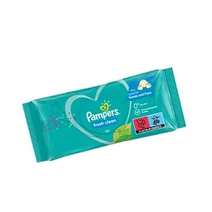 Pampers Fresh Clean Baby Wipes-52pcs