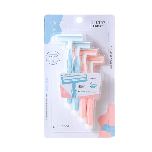 Lmltop Triple Blade Bikini Under Shave Razor-4Pcs
