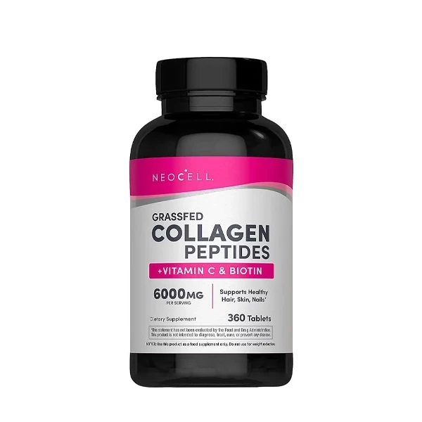Neocell Grassfed Collagen Peptides + C & Biotin-360 Tablets