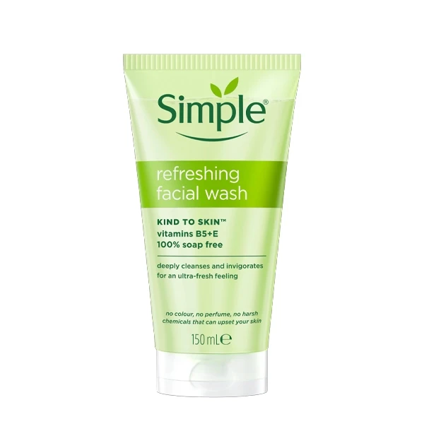 Simple Refreshing Facial Wash Kind To Skin-150ml