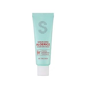 Be The Skin Sebum Zero Aloerice Vegan Sun Cream SPF50+ 50ml