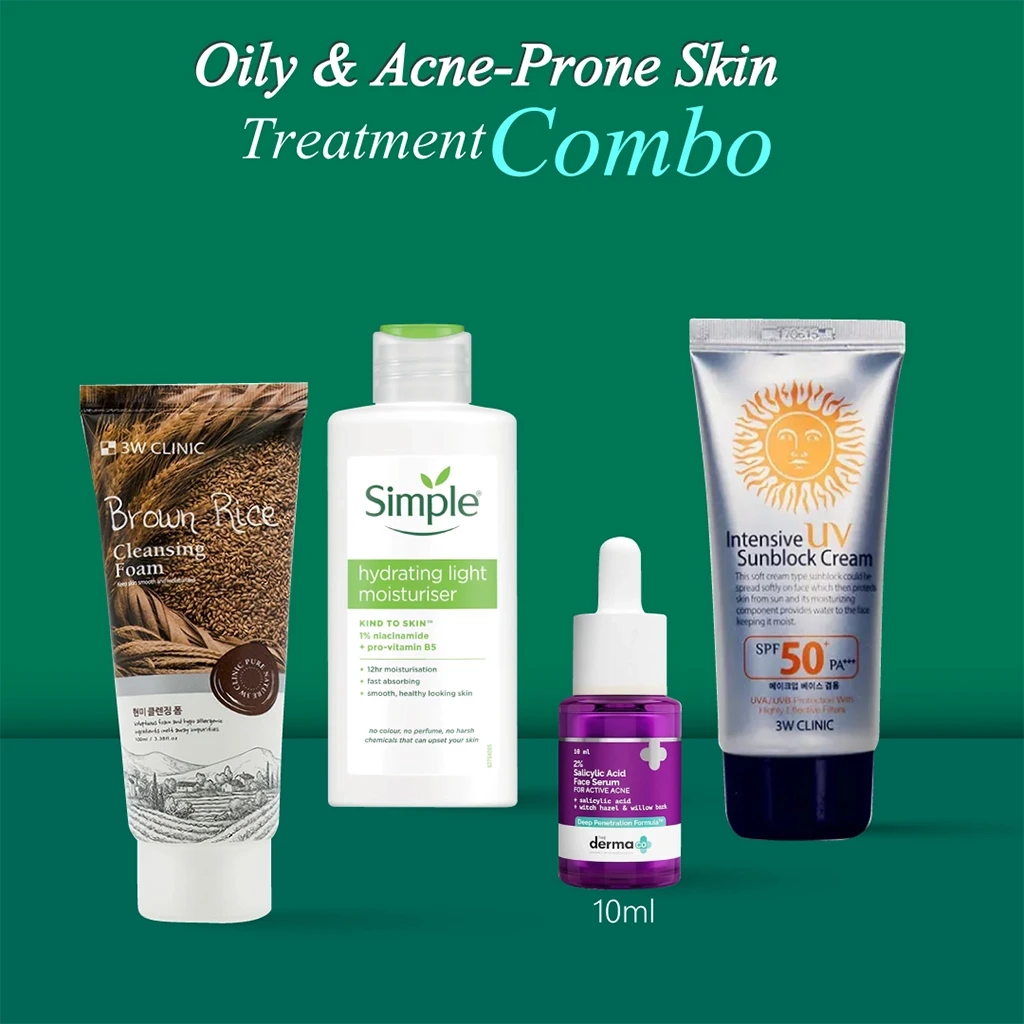 Oily & Acne-Prone Skin Treatment Combo