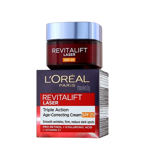Lorеal Paris Revitalift Laser Triple Action Age Correcting Cream SPF 25-50ml