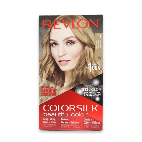 Revlon Colorslk Beautiful Hair Color- 61 Dark Blonde