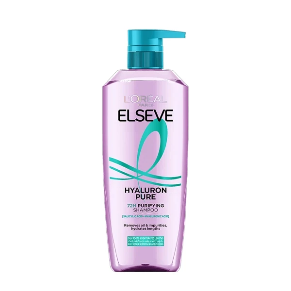 Loreal Hyaluron Pure 72H Purifying Shampoo-400ml