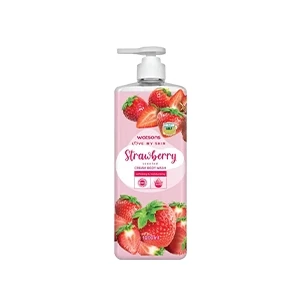Watsons Strawberry Scented Cream Body Wash-1000ml