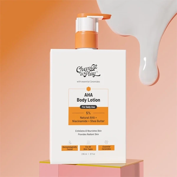 Chemist At Play AHA Body Lotion With Niacinamide & Shea Butter-236ml