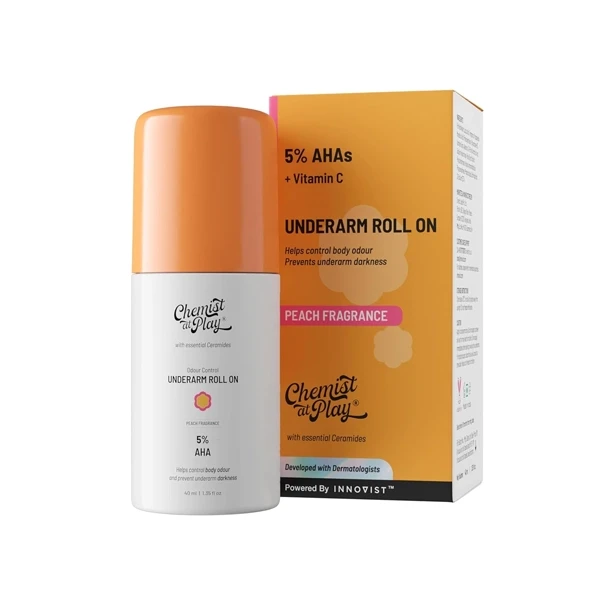 Chemist at Play Underarm Roll On – Peach Fragrance 40ml
