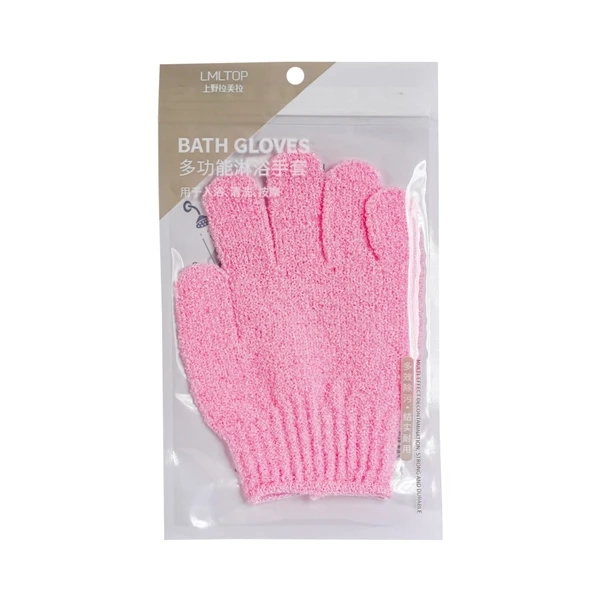 Lmltop Shower Gloves-Pink