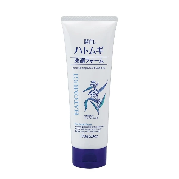 Hatomugi Moisturizing And Facial Washing Foam-170g