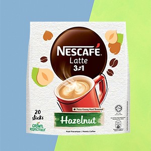 Nescafe 3 In 1 Hazelnut Coffee-20 sticks