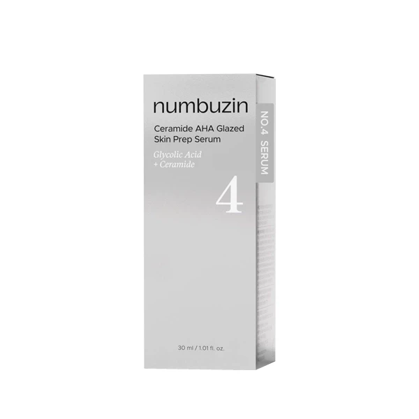 Numbuzin No.4 Ceramide AHA Glazed Skin Prep Serum-30ml