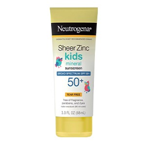 Neutrogena Sheer Zinc Kids Mineral Sunscreen SPF50+ 88ml
