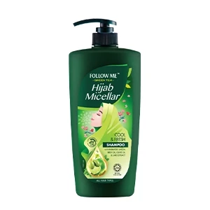 Follow Me Green Tea Hijab Micellar Cool Fresh Shampoo-650ml