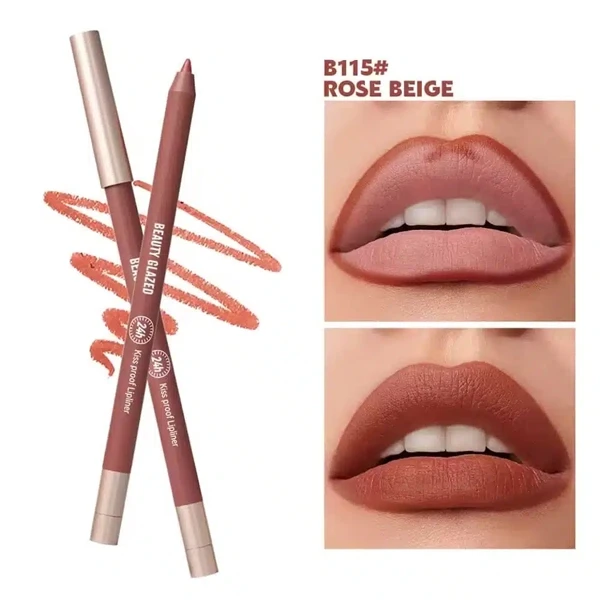Beauty Glazed Waterproof & Long Lasting Lip Liner - B115 Rose Beige