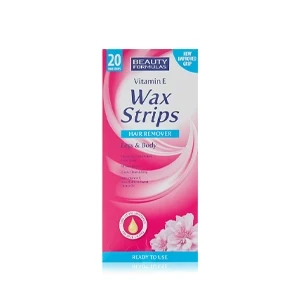Beauty Formulas Vitamin E Wax Strips-20pcs