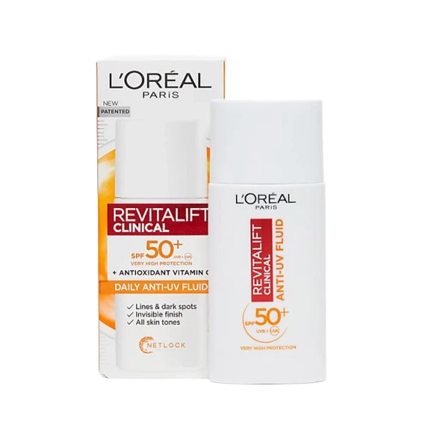 Loreal Revitalift Clinical Daily Anti-Uv Fluid Spf50+ 50ml