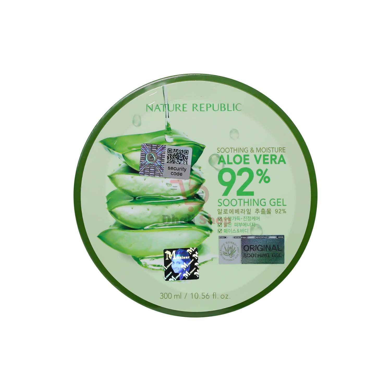 Nature Republic Aloe Vera 92% Soothing Gel-300ml