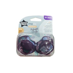 Tommee Tippee Moda Soothers 18-36m