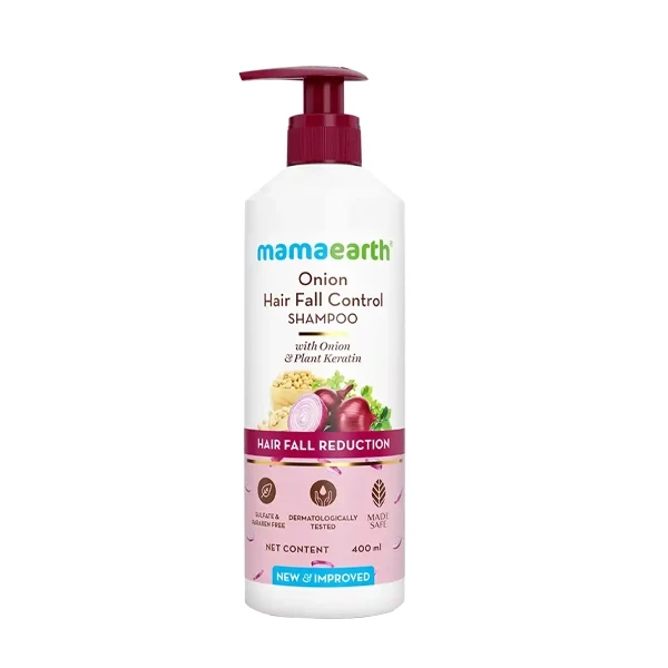 Mamaearth Onion Shampoo For Hair Fall Control-400ml