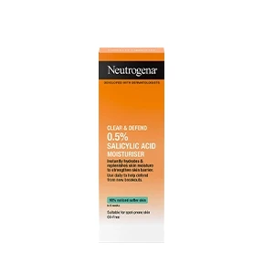 Neutrogena Clear & Defend 0.5% Salicylic Acid Oil-Free Moisturiser-50ml