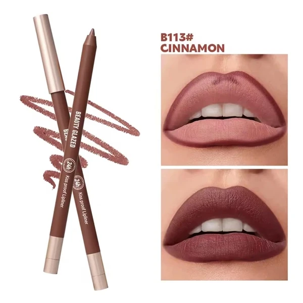 Beauty Glazed Waterproof & Long Lasting Lip Liner-B113 Cinnamon