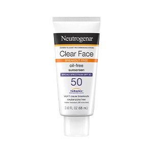 Neutrogena Clear Face Sunscreen SPF 50-88ml