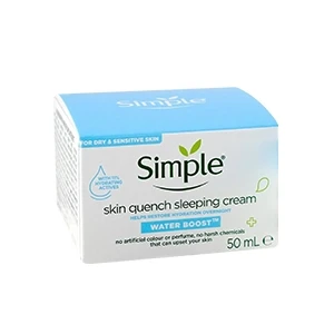 Simple Water Boost Skin Quench Sleeping Cream-50ml
