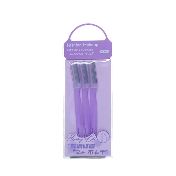 Lmltop Eyebrow & Facial Razor Purple LLT04-1