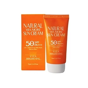 3W Clinic Natural Vita-Moist Sun Cream SPF50+ 70ml