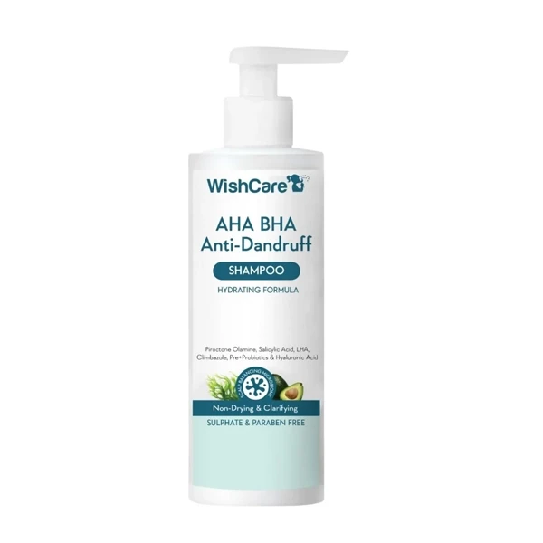 Wishcare AHA BHA Anti Dandruff Shampoo-250ml