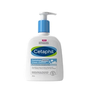Cetaphil Hydrating Foaming Cream Cleanser-236ml