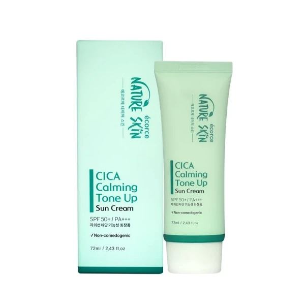 Nature Skin Cica Calming Tone Up Sun Cream SPF50+ PA+++