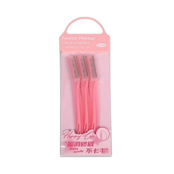 Lmltop Eyebrow & Facial Razor Pink LLT04-2