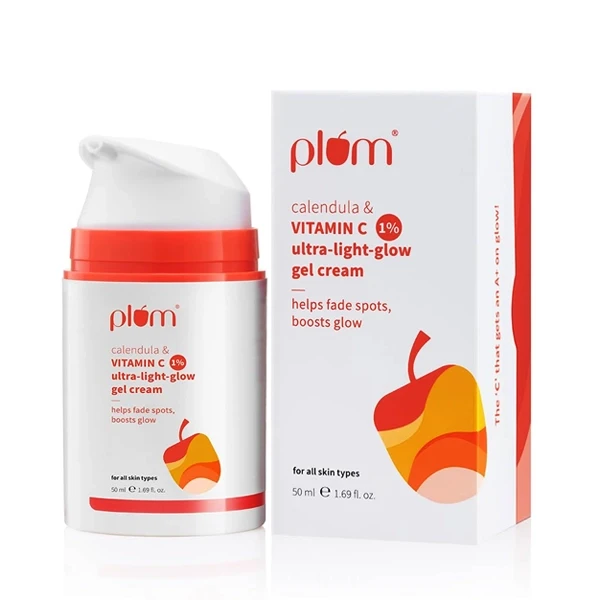 Plum 1% Vitamin C Ultra-Light-Glow Gel Cream-50ml