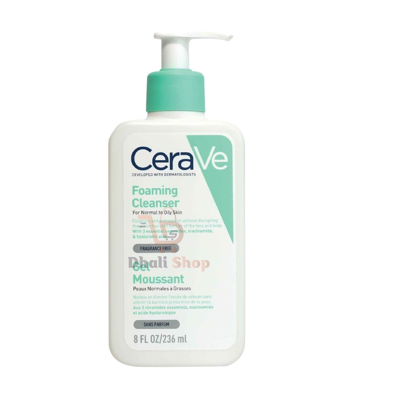 Cerave Foaming Cleanser For Normal To Oily Skin-236ml
