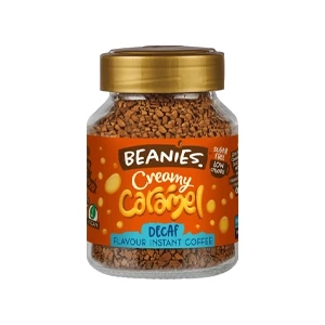 Beanies Creamy Caramel Flavoured Decaf Coffee-50g
